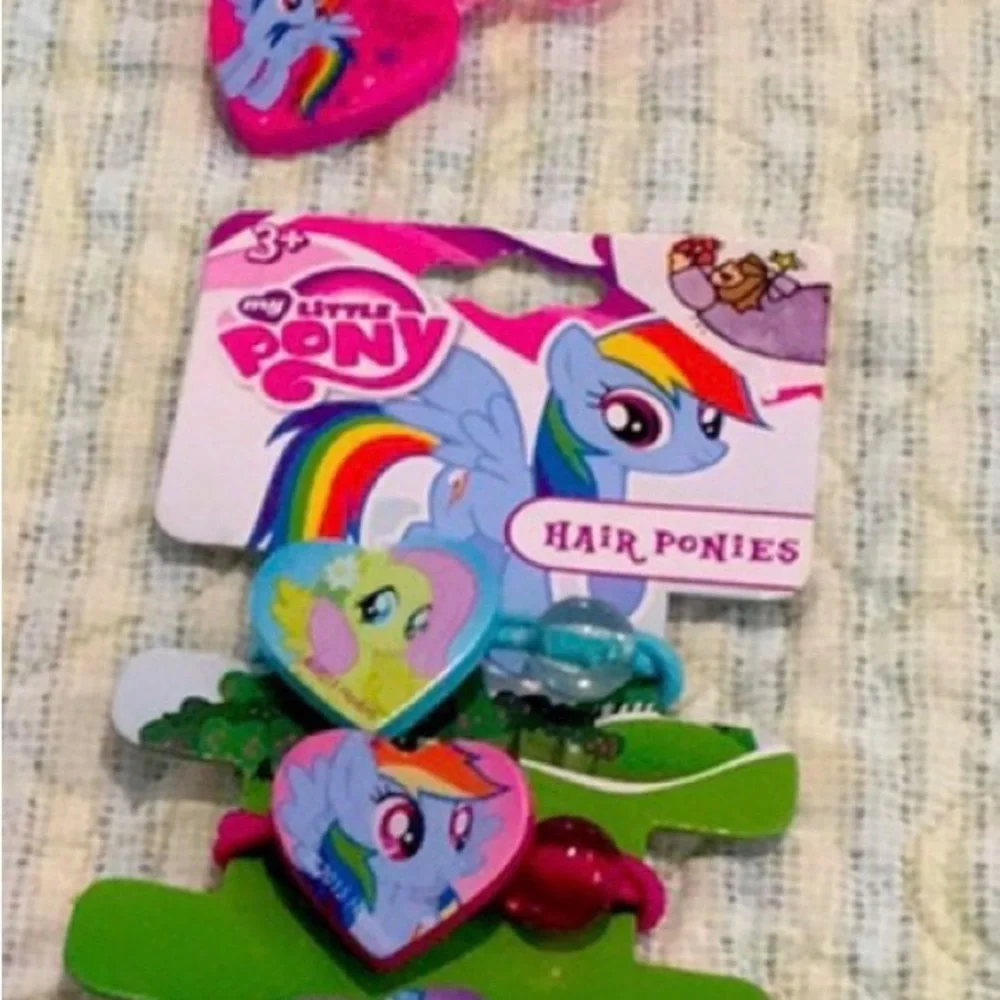 My little Pony Bracelet & Hair Ponies 4 Pack NEW My Little pony cute Must haves